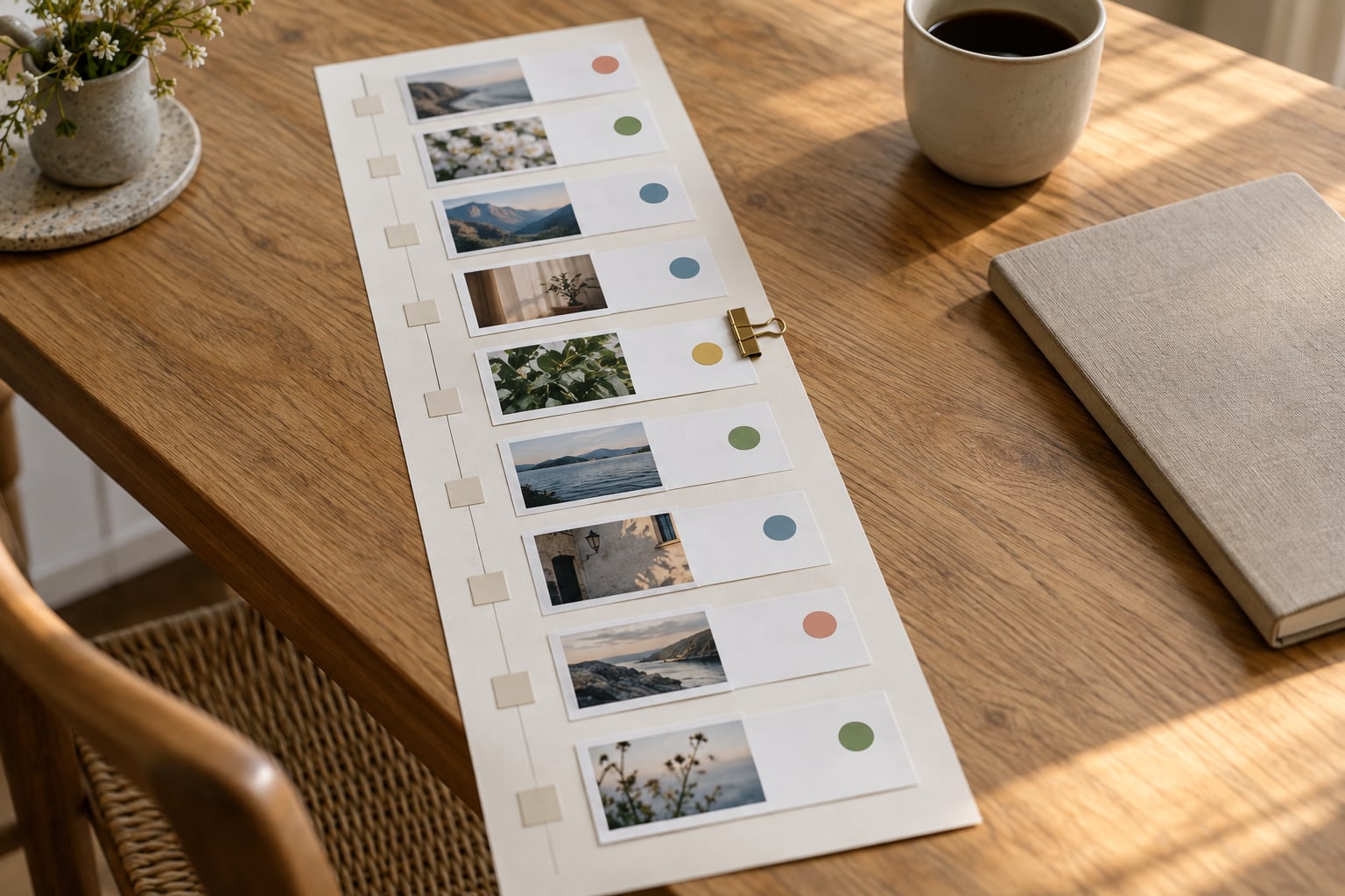 AI-generated image: One place for every post, by date